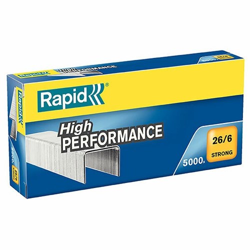 Rapid 26 6 Staples BX 5000 6mm